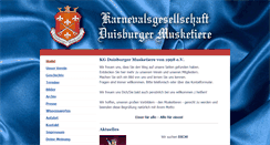 Desktop Screenshot of duisburger-musketiere.de